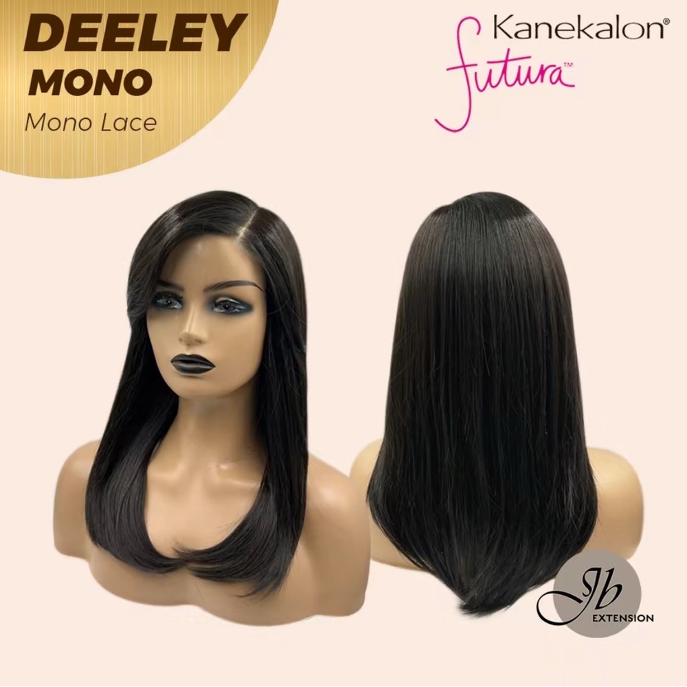 JBExtensions Deeley Mono Full Hand Tied Midnight Brown Wig